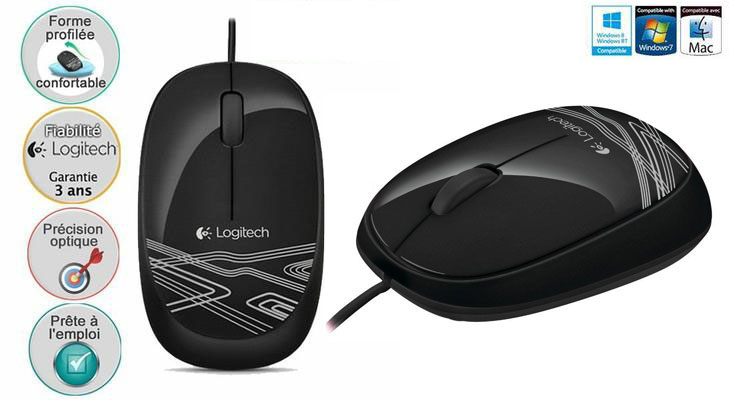 Logitech Mouse M105 Black