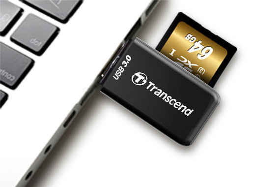 Transcend USB3.0 Card Reader (TS-RDF5K) Black