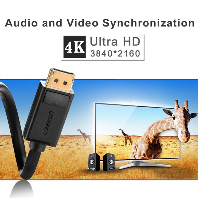 CS@ Ugreen DP Male to Male support 4 K cable 1.5M (10245)